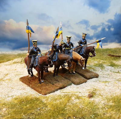 0195-s 1815: Braunschweiger Ulanen - Mannschaft - 1/72