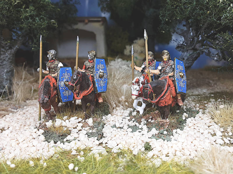 1 - 2 AD: Römische Prätorianer-Kavallerie (abwartend) - 1/72