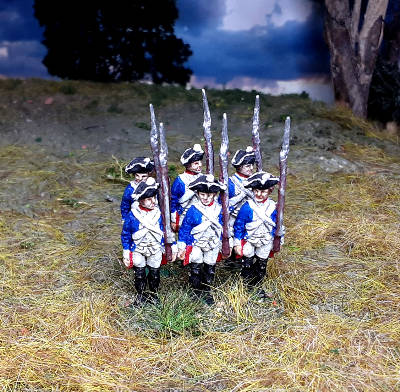 1740 - 1763: Preußische Musketiere (abwartend)