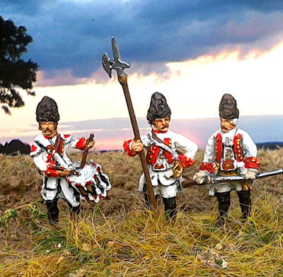 7096-s 174ß - 1763: Österreichische Grenadiere - Command Set