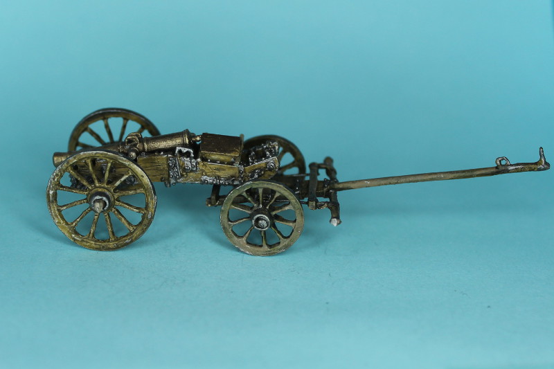 Französische 8-Pfund-Kanone mit Protze (1770 - 1815) - Bausatz