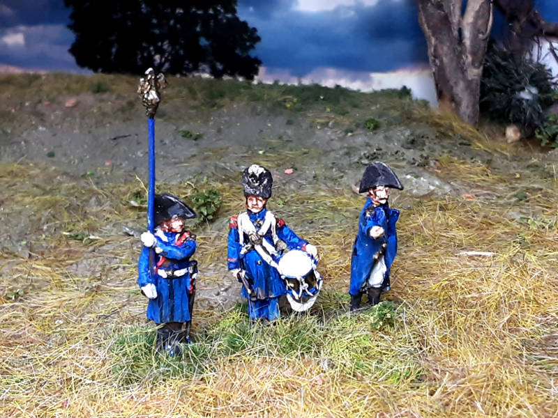1805 - 1815: Französische Chasseure der Alten Garde - Command Set (Adlerträger, Trommler, Offizier)
