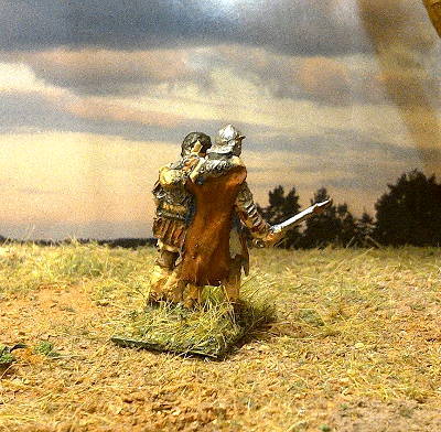 2 AD: Römischer Legionär (einen Verwundeten schleppend)