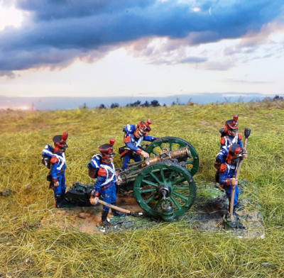 0933-ss 1812 - 1815: Französische Fußartillerie in Habit-Vest - 1/72