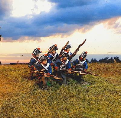 0905-s 1806 - 1807: Preußische Musketiere (stürmend) - 1/72