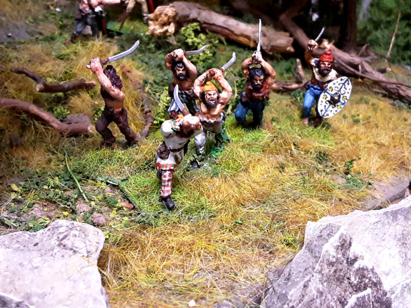 1 - 2 AD: Daker mit Falx (im Angriff)