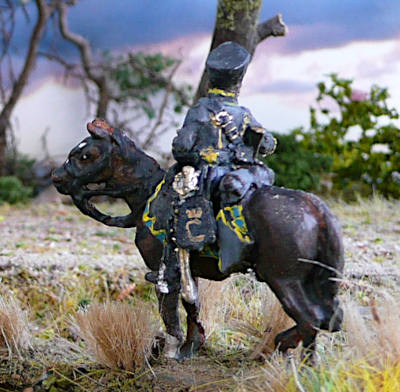 1813 - 1815: Mecklenburger Husar (zu Pferd)  - 1/72