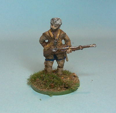 French Companie de la Marine - Miliz stehend (French and Indian War)