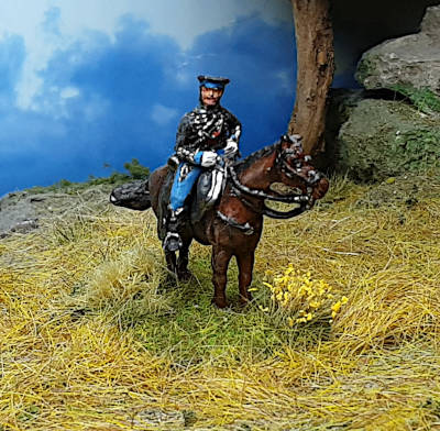 0888-s 1815: Braunschweiger Oberstleutnant von Heinemann (zu Pferd) - 1/72