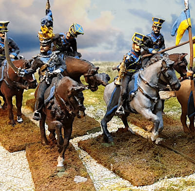 0201-s 1815: Braunschweiger Ulanen - Command Set - 1/72