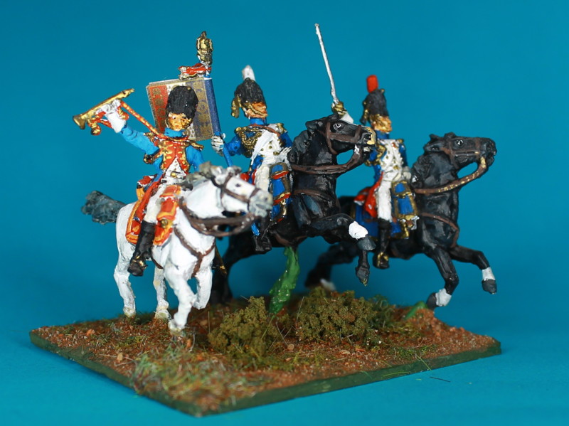 0661-d Französische reitende Grenadiere der Garde - Command Set (1804 - 1814)