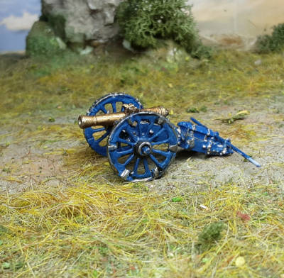 1740 - 1763: Preußische 6-Pfund-Kanone - Modell von Dieskau (1/72)