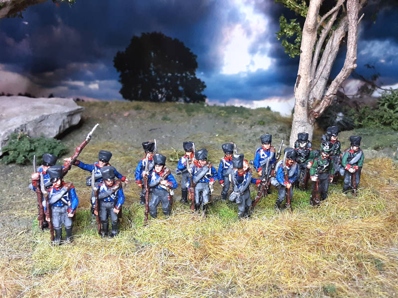 1813 - 1815: Preußische Linieninfanterie und Jäger 