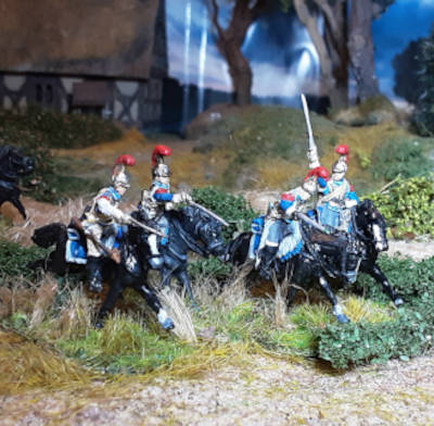 0893-ss 1810 - 1815: Französische Karabiniers (galoppierend) - 1/72