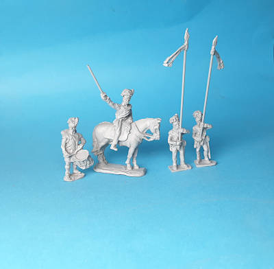 0865-s 1809 - 1815: Schotten - Highlander - Command Set - 1/72