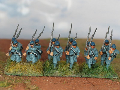 1002-u U.S./C.S.A.-Infanterie (1861 - 1865)