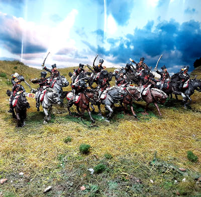 0739-t 1812 - 1815: Preußen -  Husaren im Angriff (1/72)