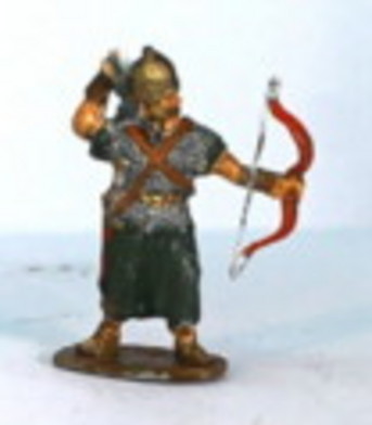 Römische Gefangenenszene - Legionär mit Pfeil und Bogen