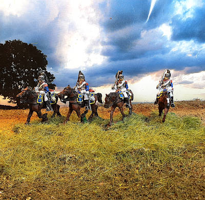 0909-s 1809 - 1812: Polnische Kürassiere (auf trabenden Pferden) - 1/72