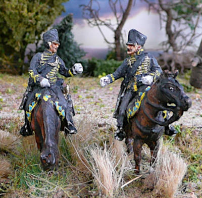 0480-s 1813 - 1815: Mecklenburger Husaren - Mannschaften - 1/72