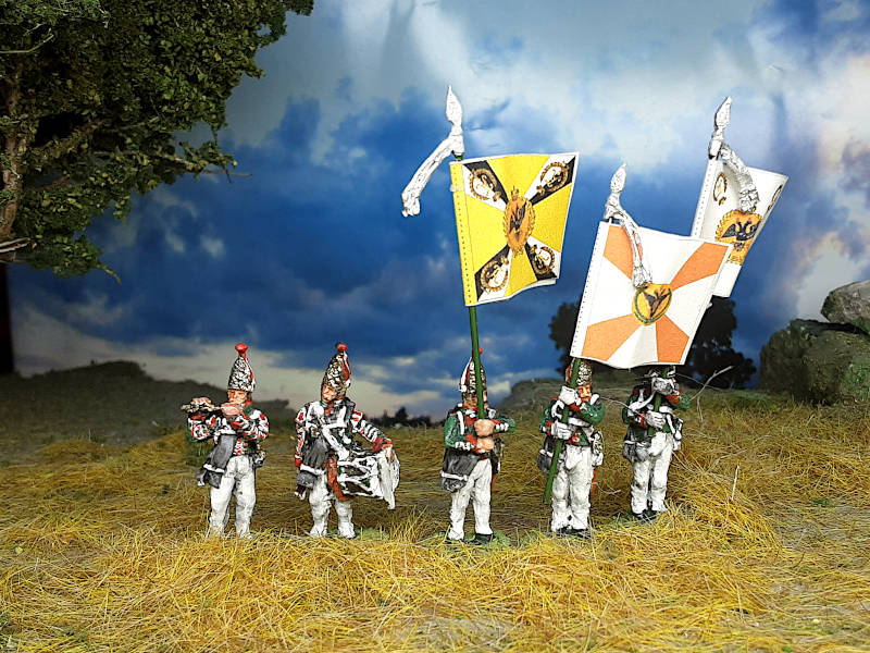 1812 - 1815: Russen -  Grenadier-Regiment Pawlowski - Grenadiere - Command Set (1/72)