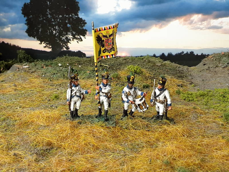 1813 - 1815: Deutsch-Österreichische Linieninfanterie - Kommando-Set