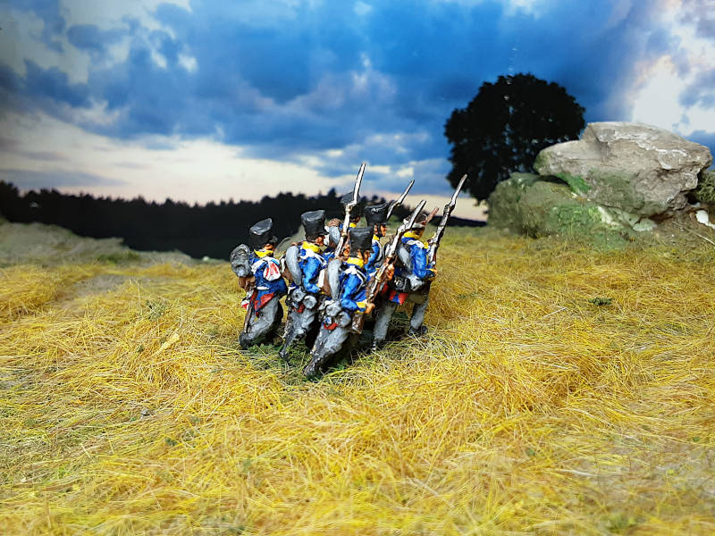1813 - 1815: Preußen - Linieninfanterie stürmend - 1/72