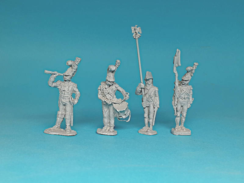 1810 - 1815: Französische Pioniere der Garde - Command Set (abwartend - 1/72