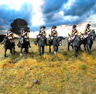 1740 - 1763: Preußische Kürassiere - Mannschaften