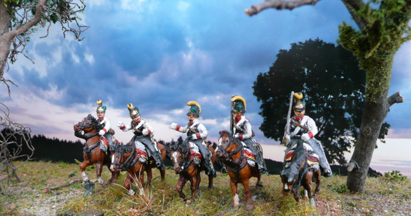 1809 - 1815: Österreichische Kürassiere - Mannschaften (1/72)
