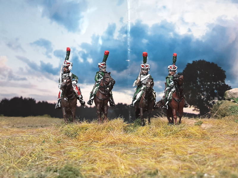 1813 - 1815:  Franzosen - Gardes d' Honneur - Mannschaft