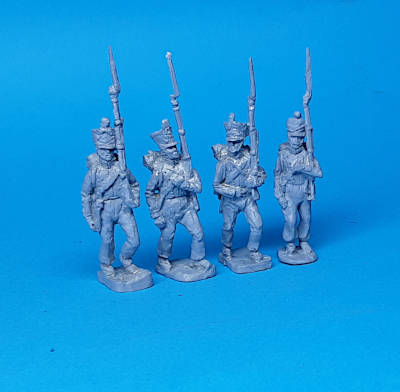 0668-s 1812 -1 815: Französische Füsiliere in "Habit-Vest" Felduniform - 1/72