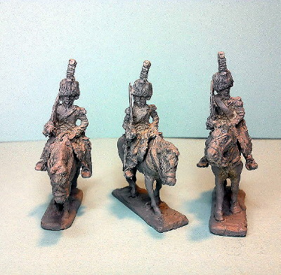 0731-s Französische Chasseurs à cheval zu Pferd  (1807 - 1815)