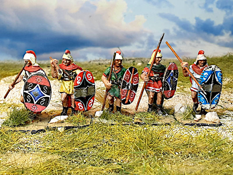 3 - 1 BC: Spanische Infanterie (iberian scutari) - 1/72