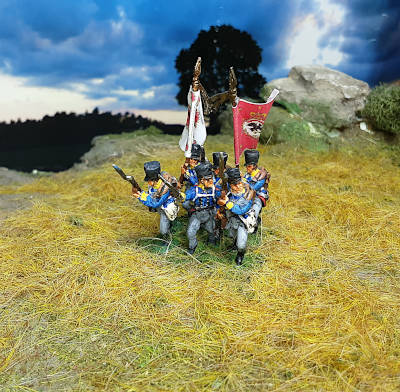 0837-s 1813 - 1815: Preußische Linieninfanterie inkl. Command Set - 1/72