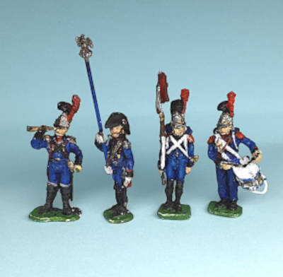 0901-s 1810 - 1815: Französische Pioniere der Garde - Command Set - 1/72