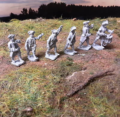 7108-s 1740 - 1763: Österreich Deutsche Infanterie - Command Set