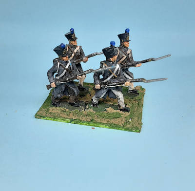 0871-s 1807 - 1815: Französische Füsiliere (im Angriffsmarsch) - 1/72