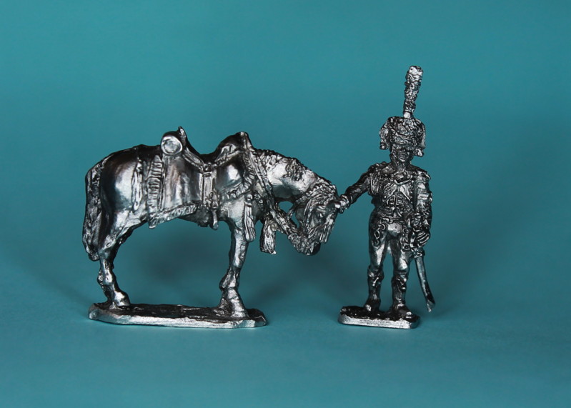 Französischer Aide de Camp mit Pferd (1808 - 1815)