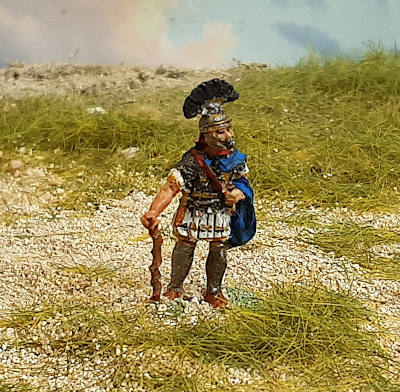 1 - 2 AD: Römischer Centurio (Rebstock abgesetzt) - 1/72