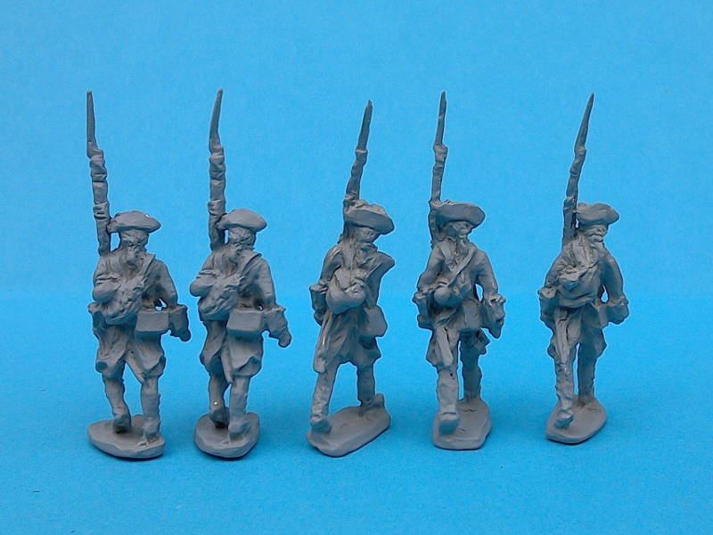 1740 - 1763: Royal-Baviére Füsiliere marschierend