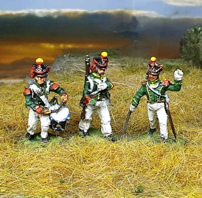 0845-s 1813 - 1815: Französische Junge Garde - Command Set (1/72)