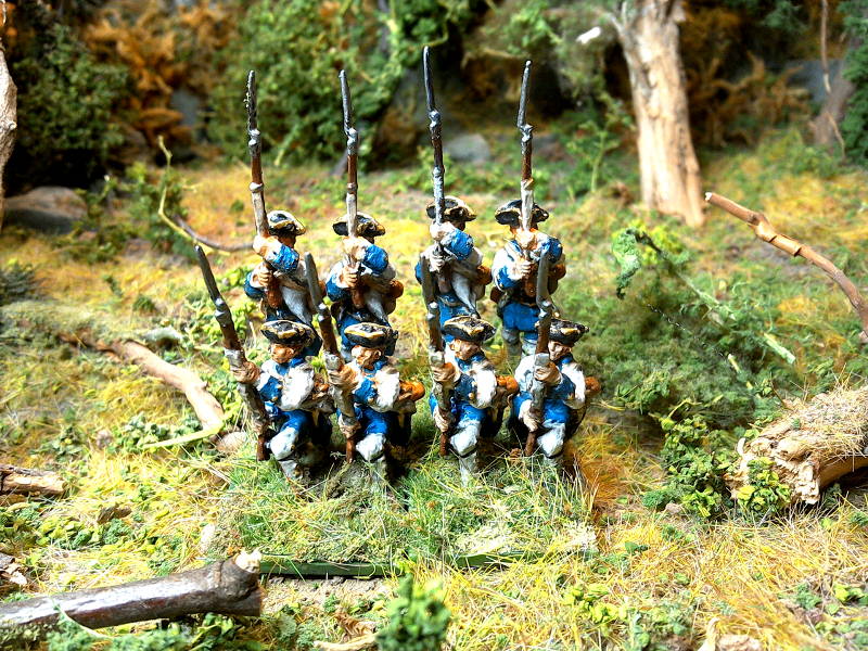1754 - 1763: Französische Linieninfanterie