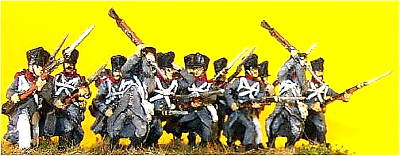 0337-s 1813 - 1815: Preußische Linieninfanterie im Mantel