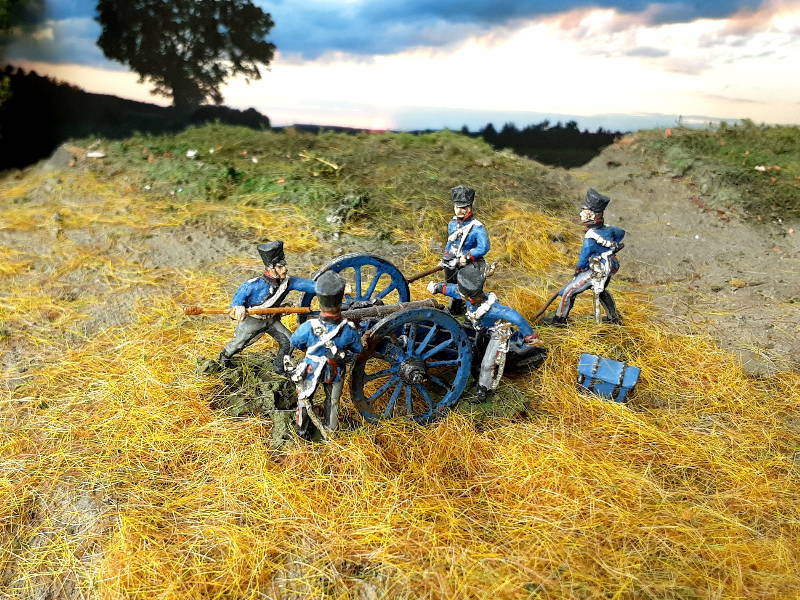 1813 - 1815: Preußische reitende Artillerie inkl. 6-Pfund-Kanone