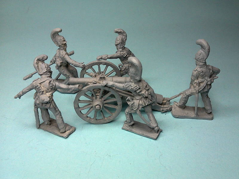 1805 - 1807: Russische reitende Garde-Artillerie (mit Kanone)