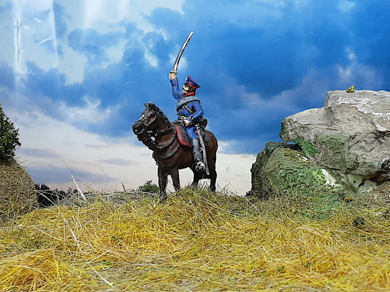 1813 - 1815: Preußischer Landwehr-Offizier zu Pferd  (1/72)
