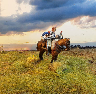 0907-s 1805 - 1815: Französischer Kürassier - 1/72