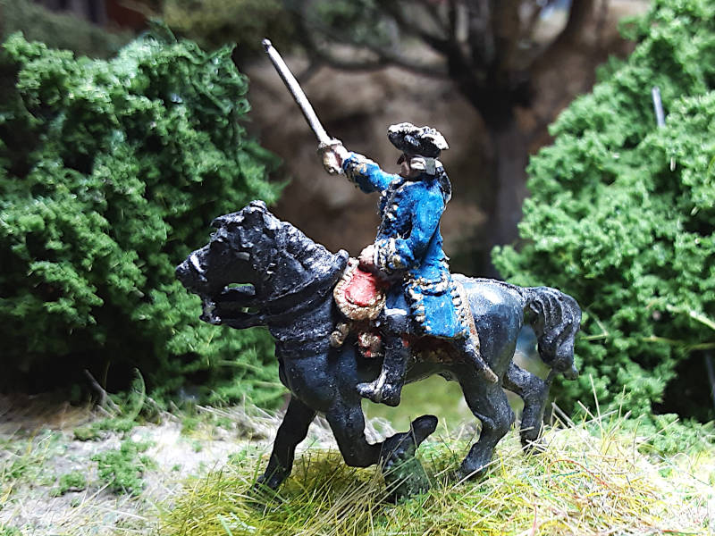 1740 - 1763: Französischer General zu Pferd  - 1/72