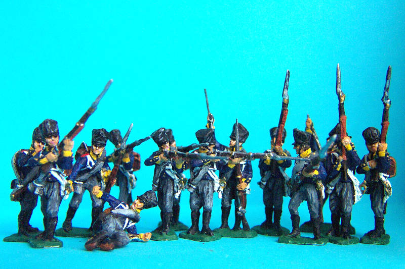 1813 - 1815: Preußische Linieninfanterie (im Gefecht)